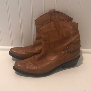 Franco Sarto Short Cowboy Boots